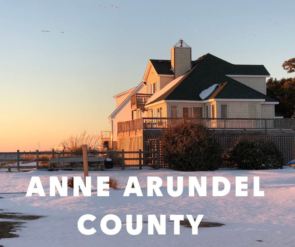 Anne Arundel County Waterfront Property in Winter