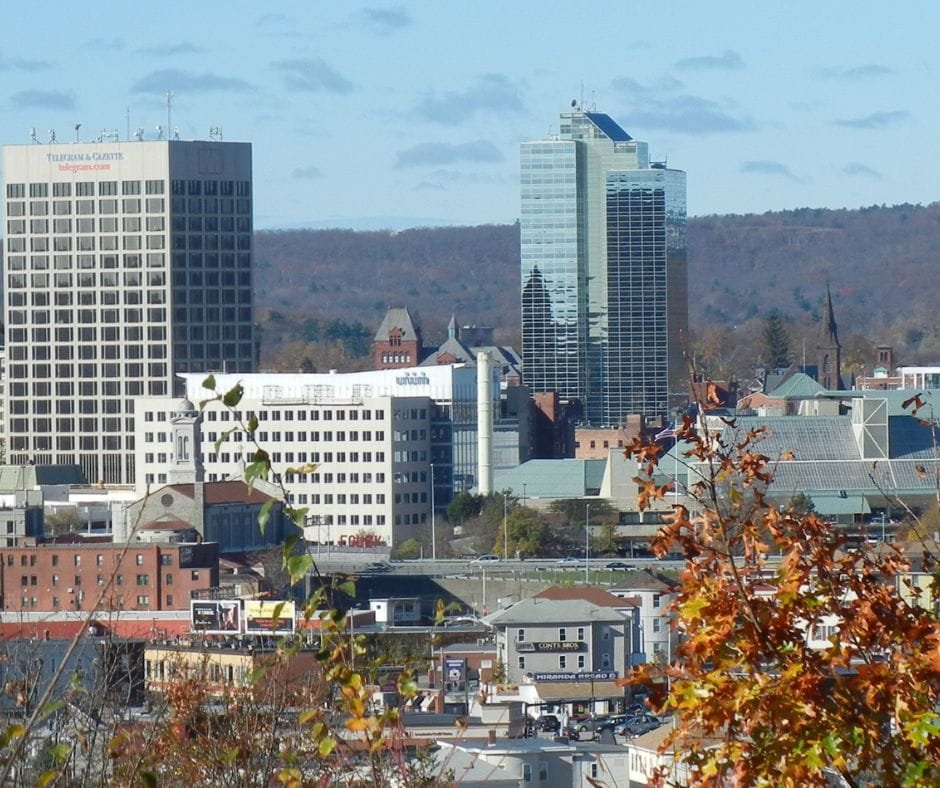 The historic white marble Somerset County Court House featuring a green dome with a gold statue and grand columns.